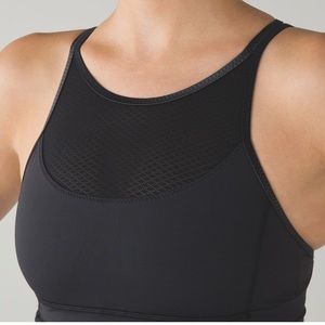 Lululemon Clip-In Long Line Bra- Black